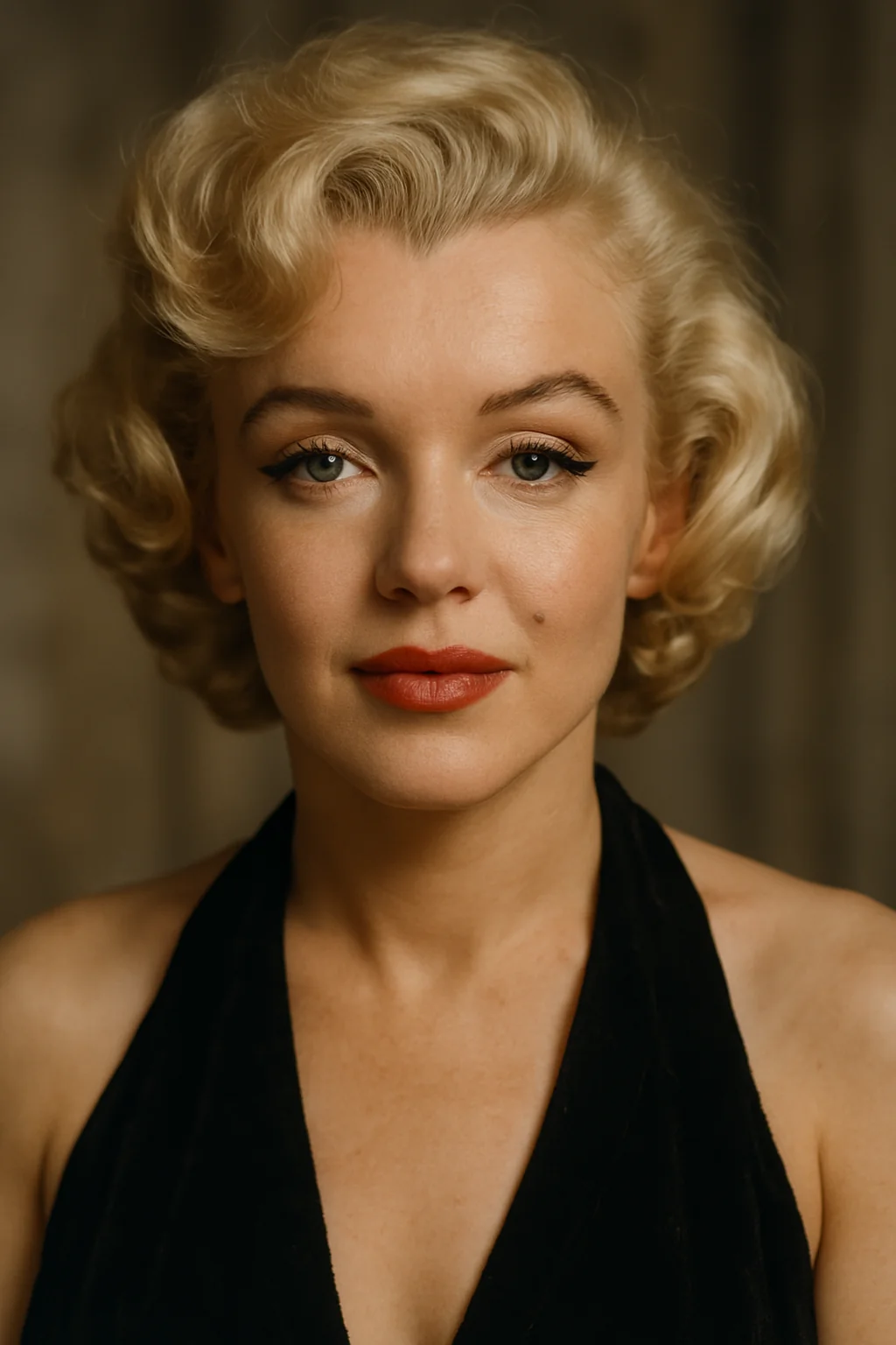 Portrait of Marilyn Monroe - author of the quote: "“I'm selfish, impatient and a little insecure. I make mistak..."