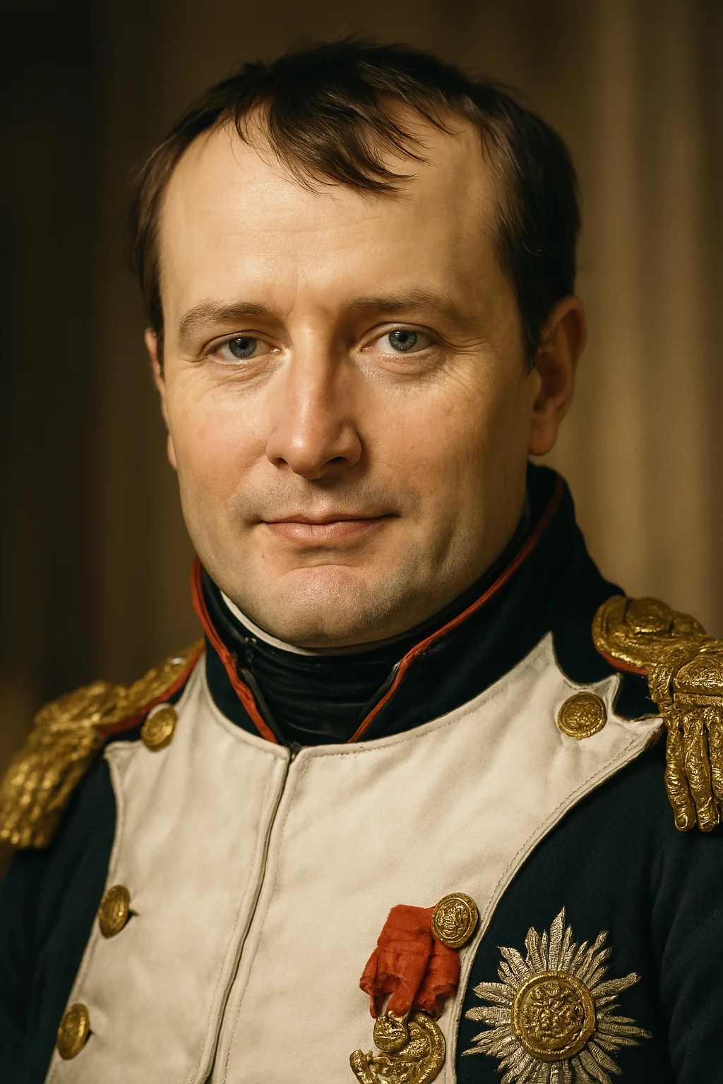 Portrait of Napoleon Bonaparte - author of the quote: "“A woman laughing is a woman conquered.”"
