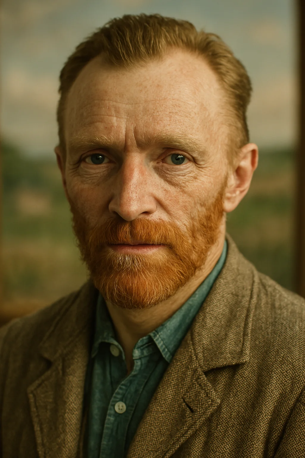 Portrait of Vincent Van Gogh - author of the quote: "“It is good to love many things, for therein lies the true s..."